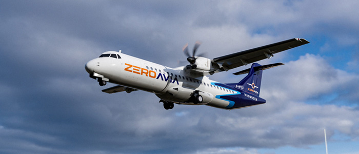 ZeroAvia hydrogen plane ATR 77